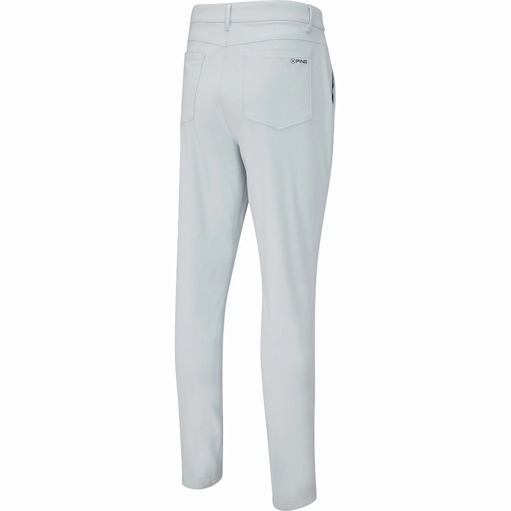Ping Tour Tapered Performance SensorCool Trousers - Pearl Grey Quality Fabric