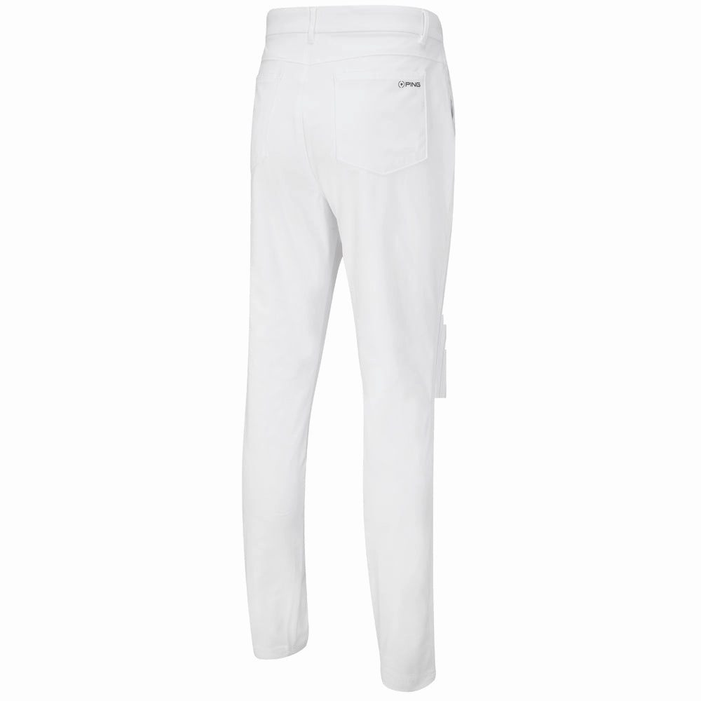 Ping Tour Tapered Performance SensorCool Trousers - White Streetwear vibe Form Fit Comfort
