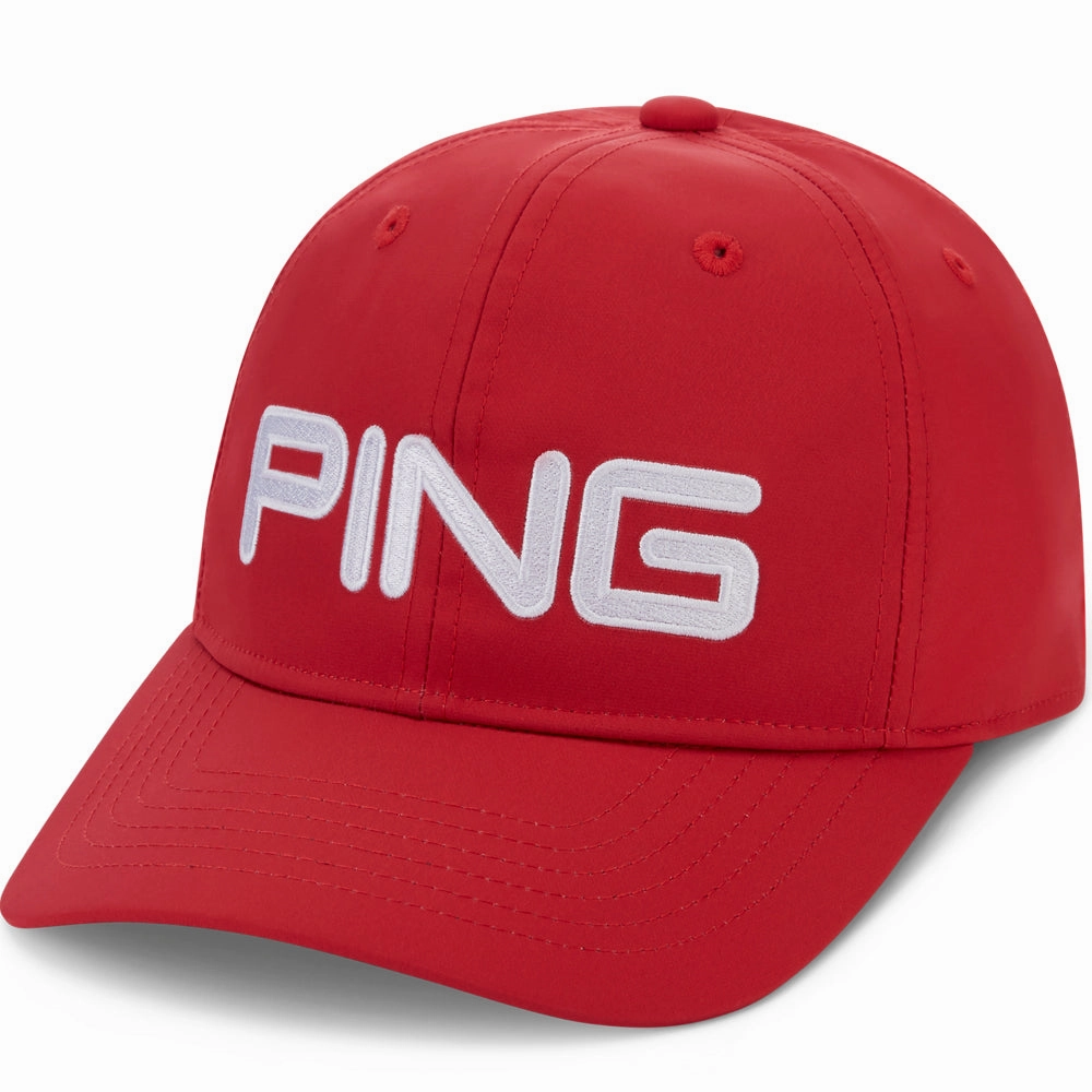 Ping Unstructured Cap - Tomato Red Smooth Finish Street Style