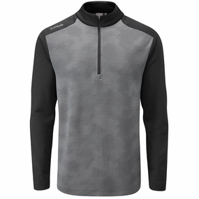 Ping Vertical 1/2 Zip Sweater - Asphalt/Black Outdoor Fit