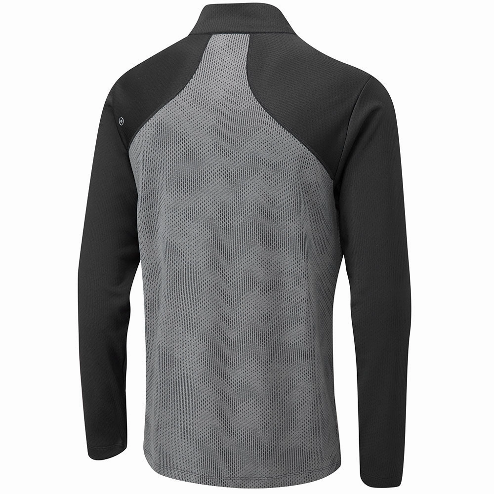 Ping Vertical 1/2 Zip Sweater - Asphalt/Black Versatile Jacket