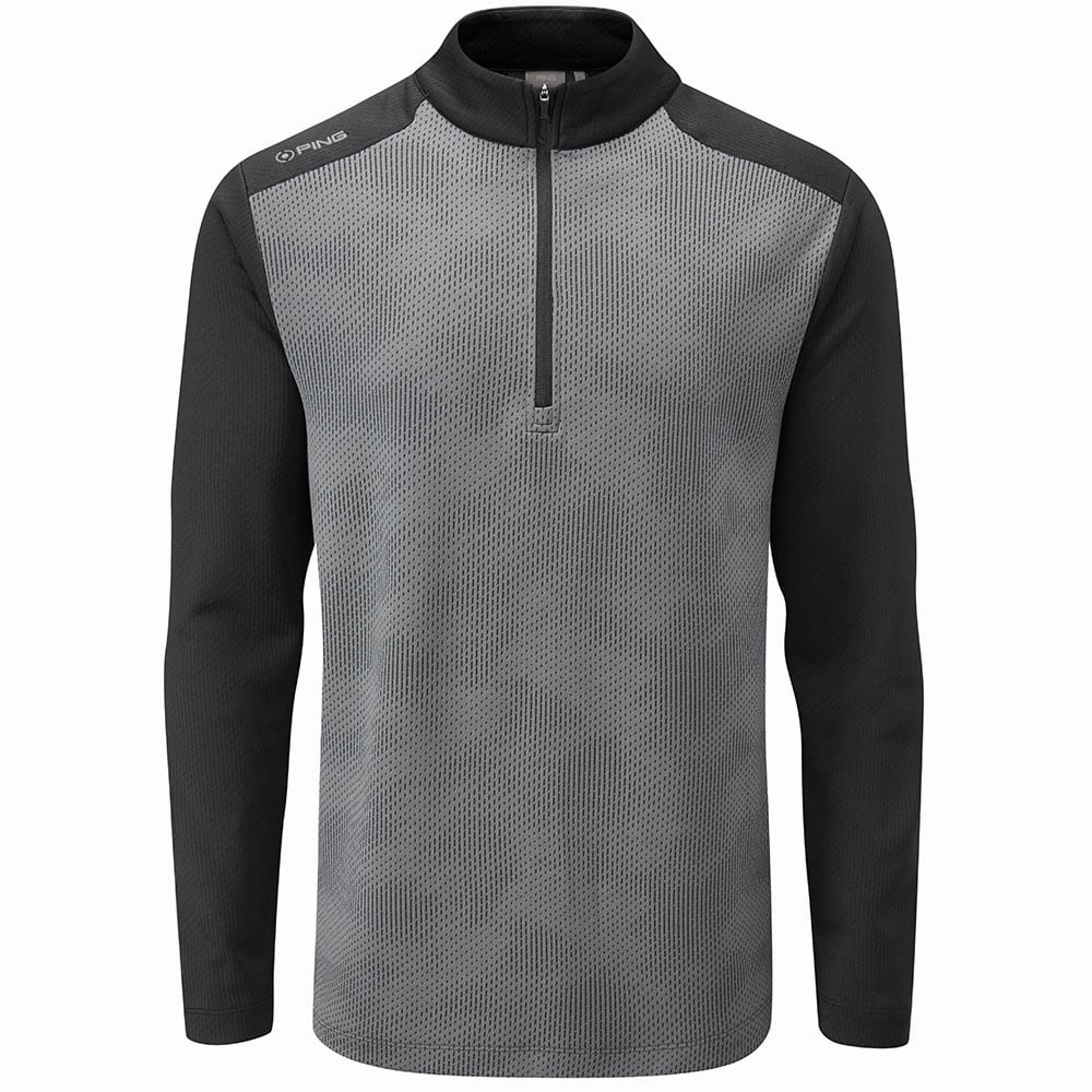 Ping Vertical 1/2 Zip Sweater - Asphalt/Black Business casual product date night charm