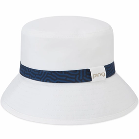 Active Days Ping Womens Bucket Hat - White