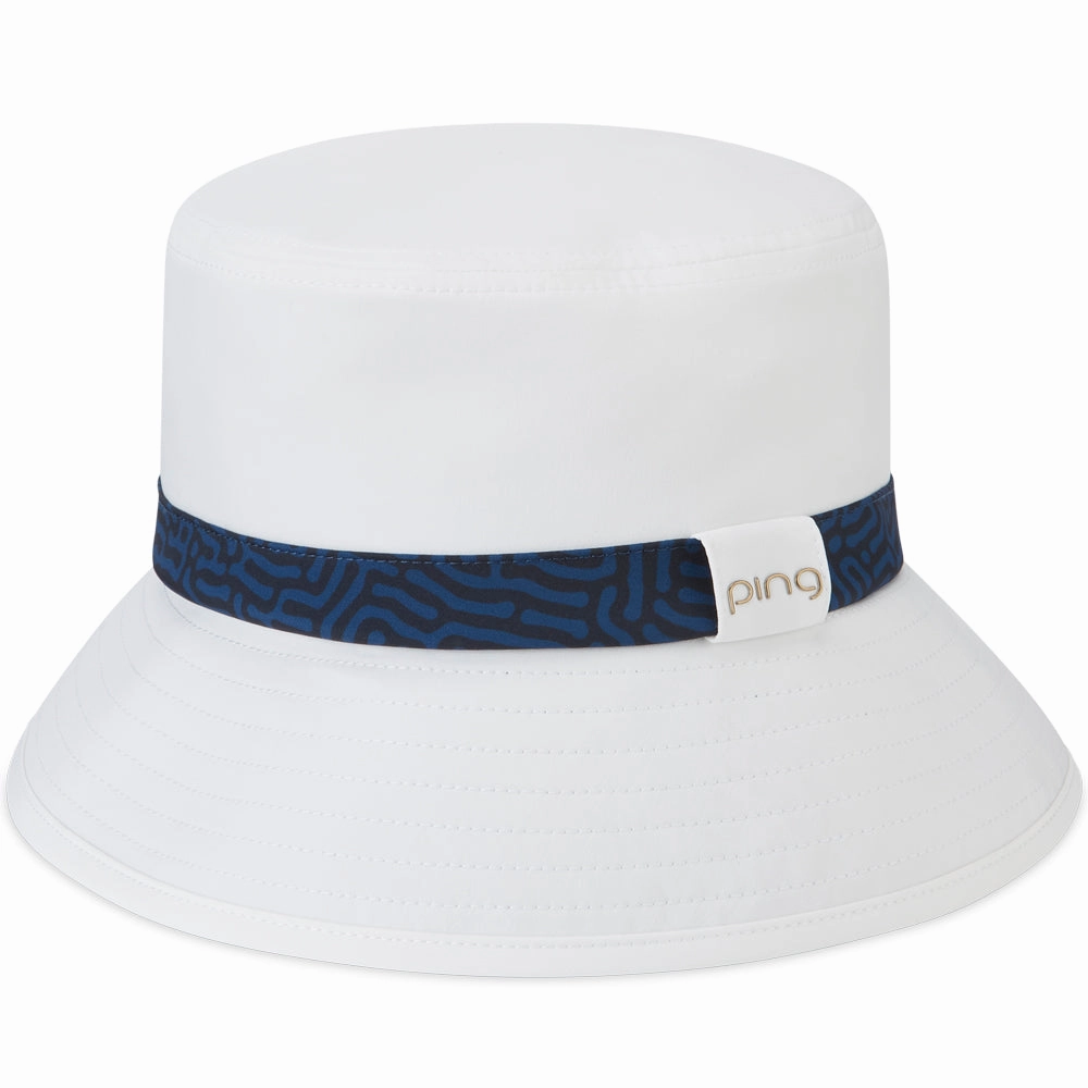 Active Days Ping Womens Bucket Hat - White