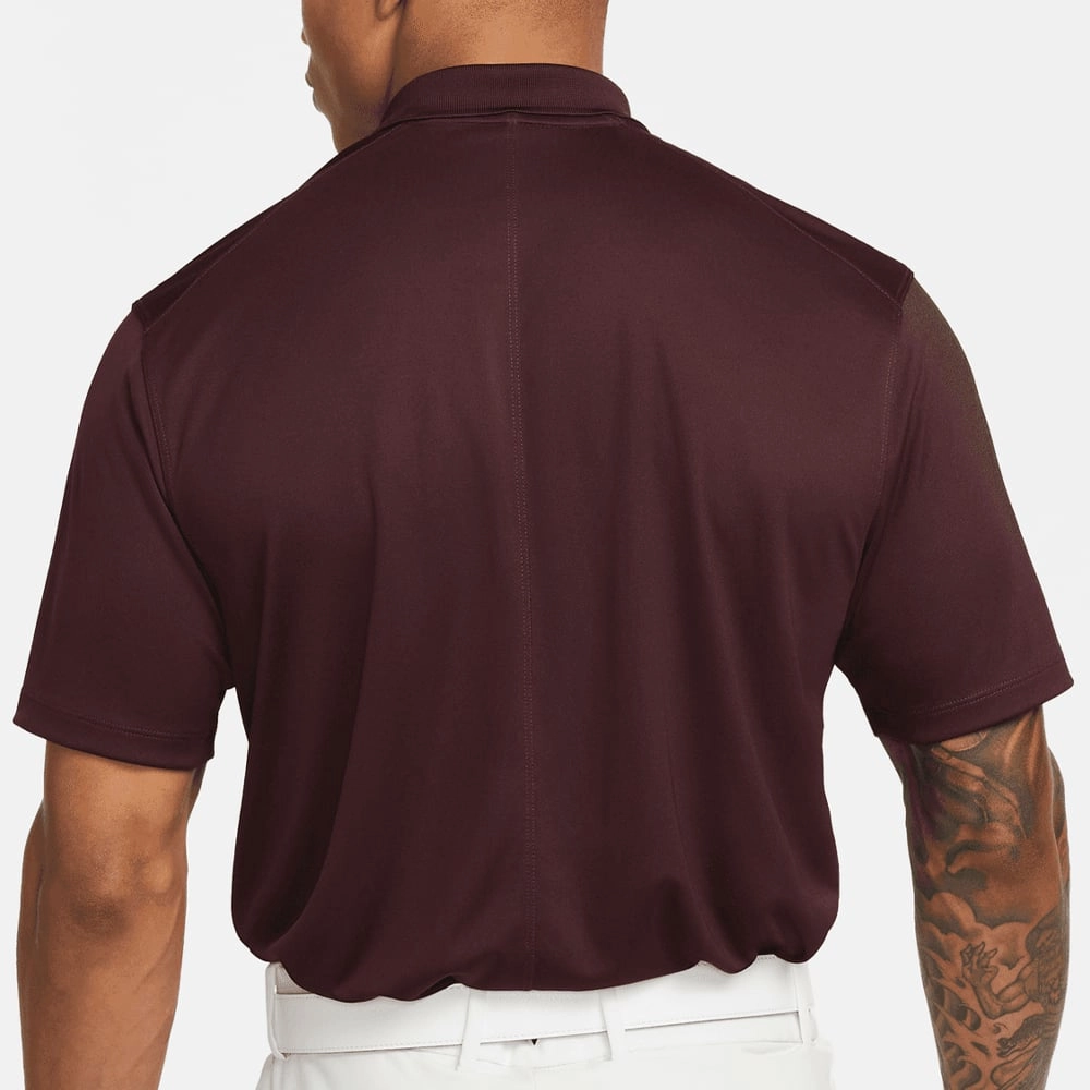 Nike Dri-FIT Victory Polo Shirt - Burgundy Crush/White Classic Outfit Style