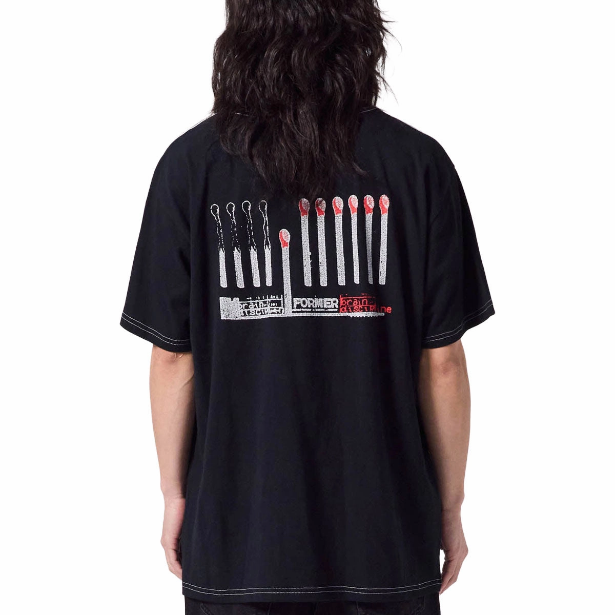 Former Discipline Oversized T-Shirt - Black Odor-resistant