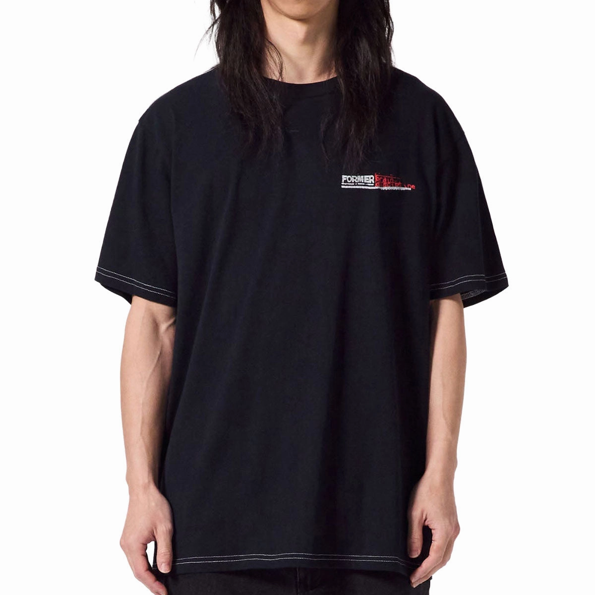 Comfy Top Former Discipline Oversized T-Shirt - Black