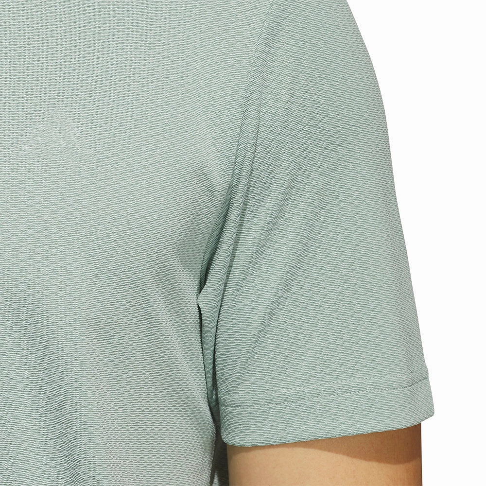 Flattering Design adidas Ultimate365 Tour Texture Polo Shirt - Silver Green