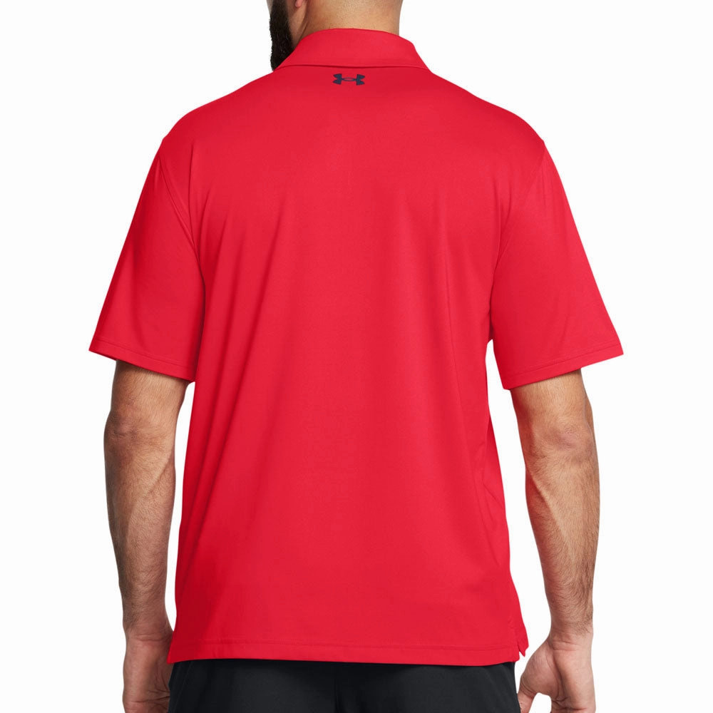 Under Armour T2G Polo Shirt - Red Breathable Essentials High Quality Printing