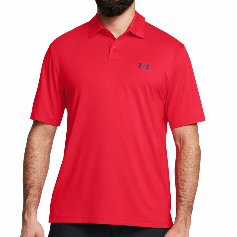 Loose fitting comfort Under Armour T2G Polo Shirt - Red