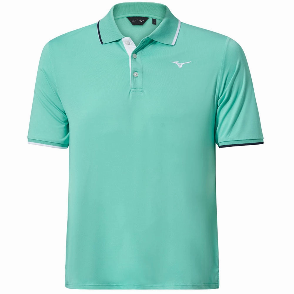Mizuno Quick Dry Comp Plus Polo Shirt - Mint Fashion Layer Cozy Wardrobe