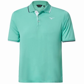 Mizuno Quick Dry Comp Plus Polo Shirt - Mint Fashion Layer Cozy Wardrobe