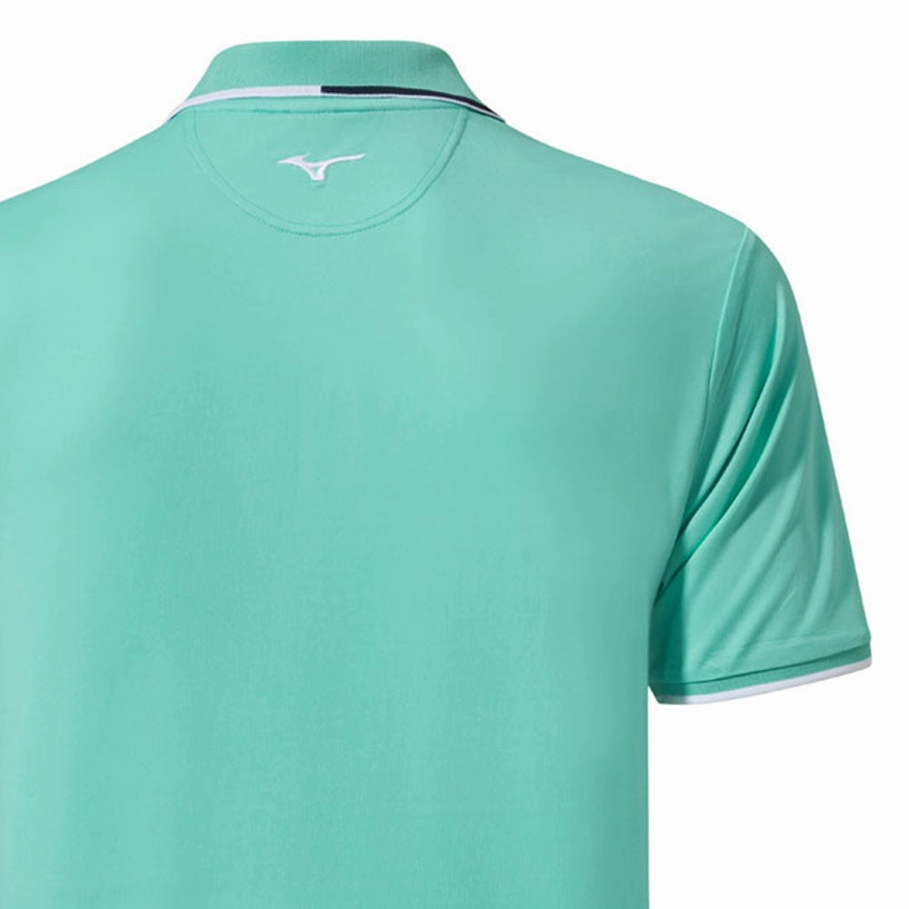 Stylish Wearable Mizuno Quick Dry Comp Plus Polo Shirt - Mint