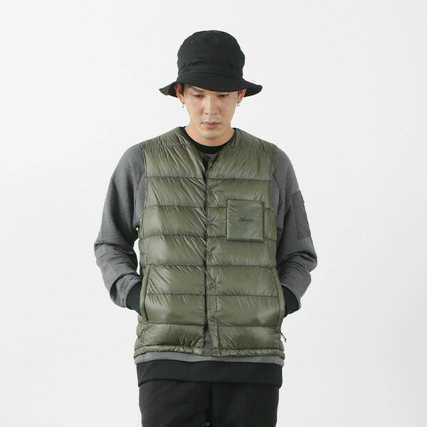 Layered Ventilation Panels NANGA / Down Vest