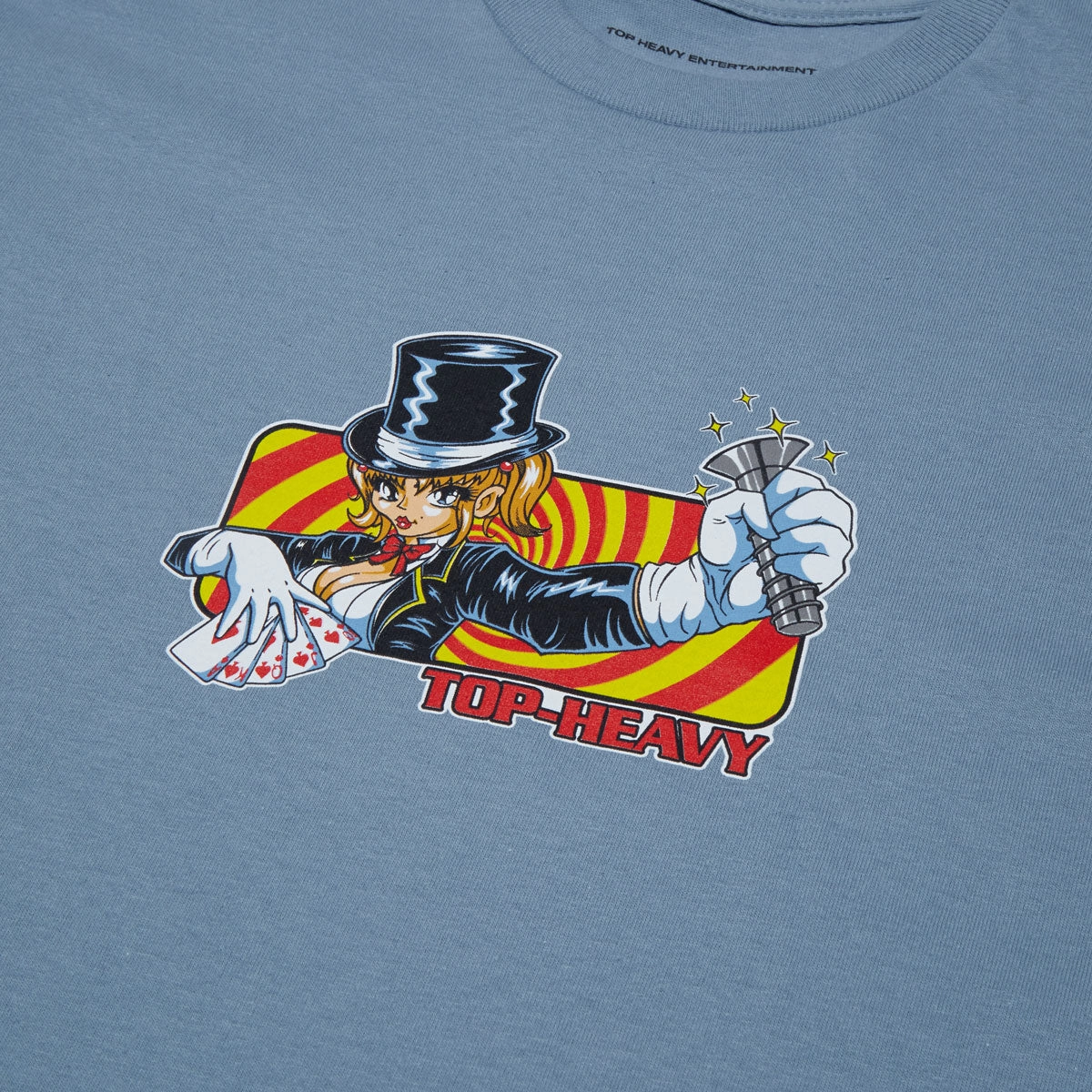 Chill Design Top Heavy Sleight of Hand T-Shirt - Slate
