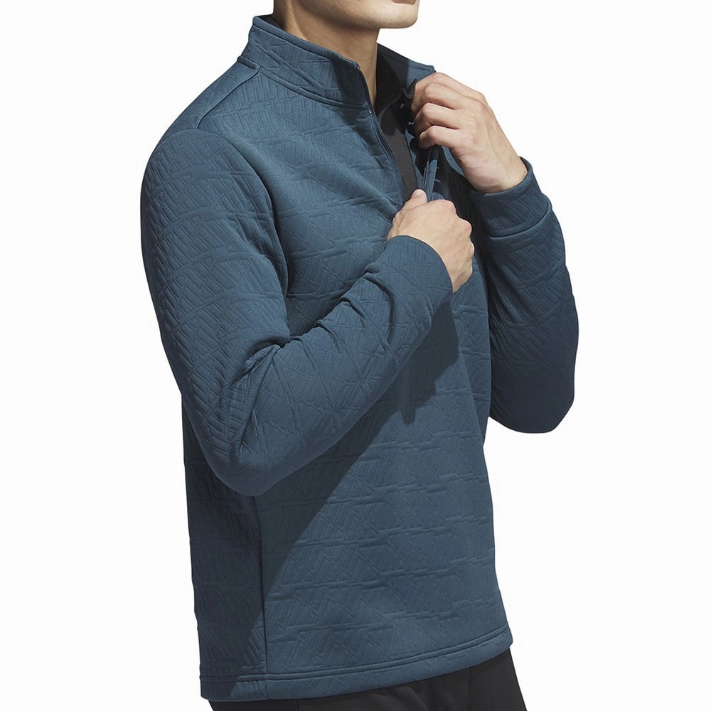 Fashion Comfort Anti-static adidas DWR 1/4 Zip Pullover - Arctic Night