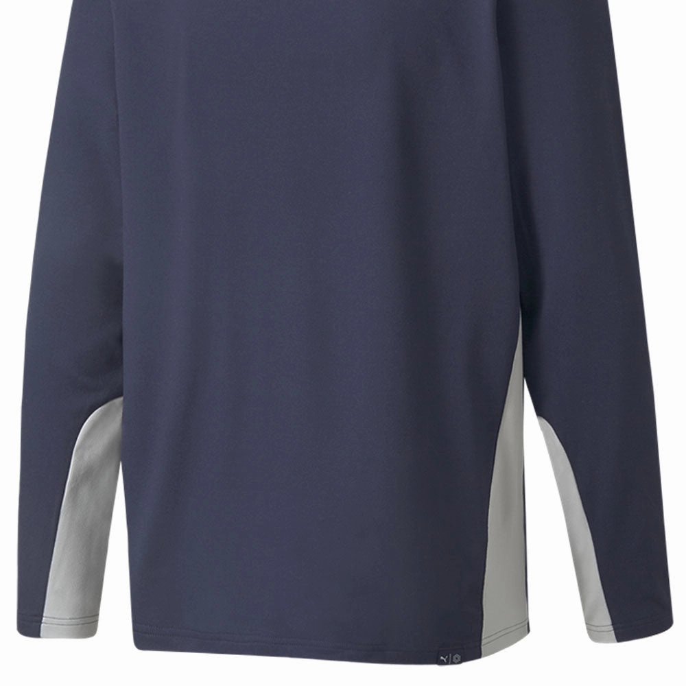 Puma Gamer 1/4 Zip Pullover - Navy Blazer wedding guest wear