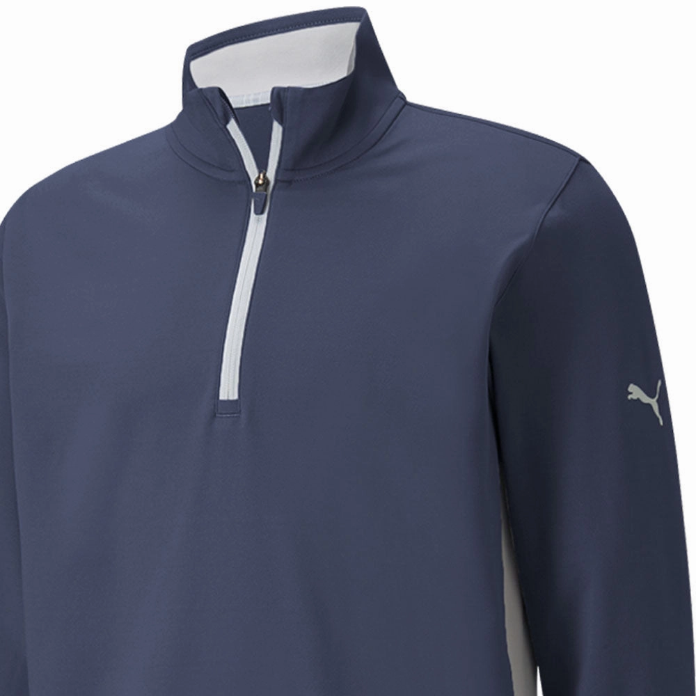 date night look Puma Gamer 1/4 Zip Pullover - Navy Blazer