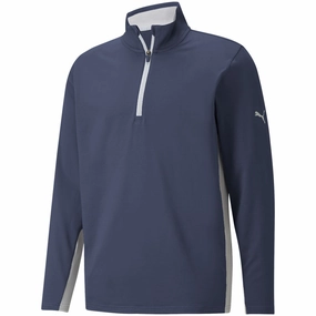 Puma Gamer 1/4 Zip Pullover - Navy Blazer product luxury factor Layer Chic