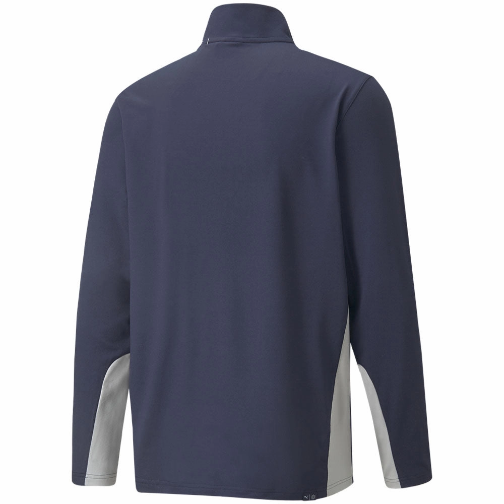 Zip Closure Puma Gamer 1/4 Zip Pullover - Navy Blazer