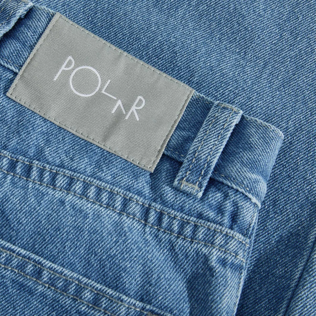 Work Essential Cozy Fit Polar 89! Denim Jeans - Mid Blue