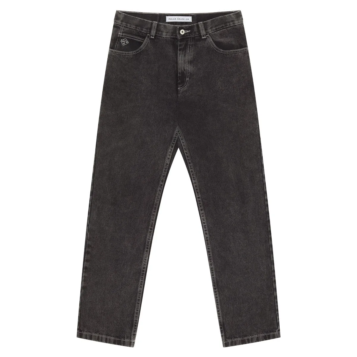 Polar 89! Denim Jeans - Silver Black Breathable mesh design Perfect Design