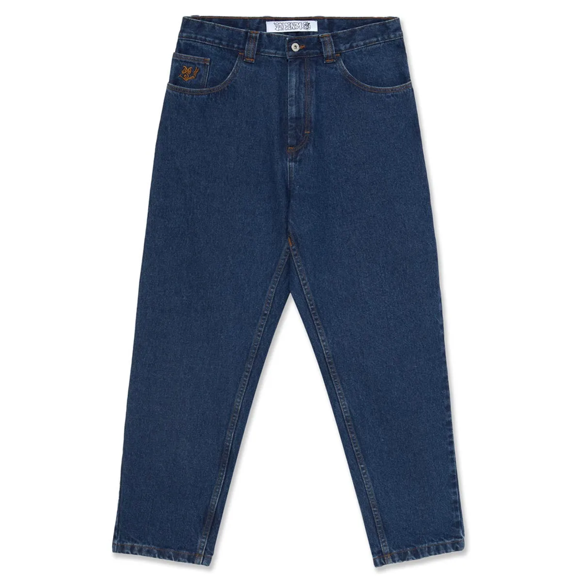 Tapered Look Soft Lining Polar 92! Denim Jeans - Dark Blue
