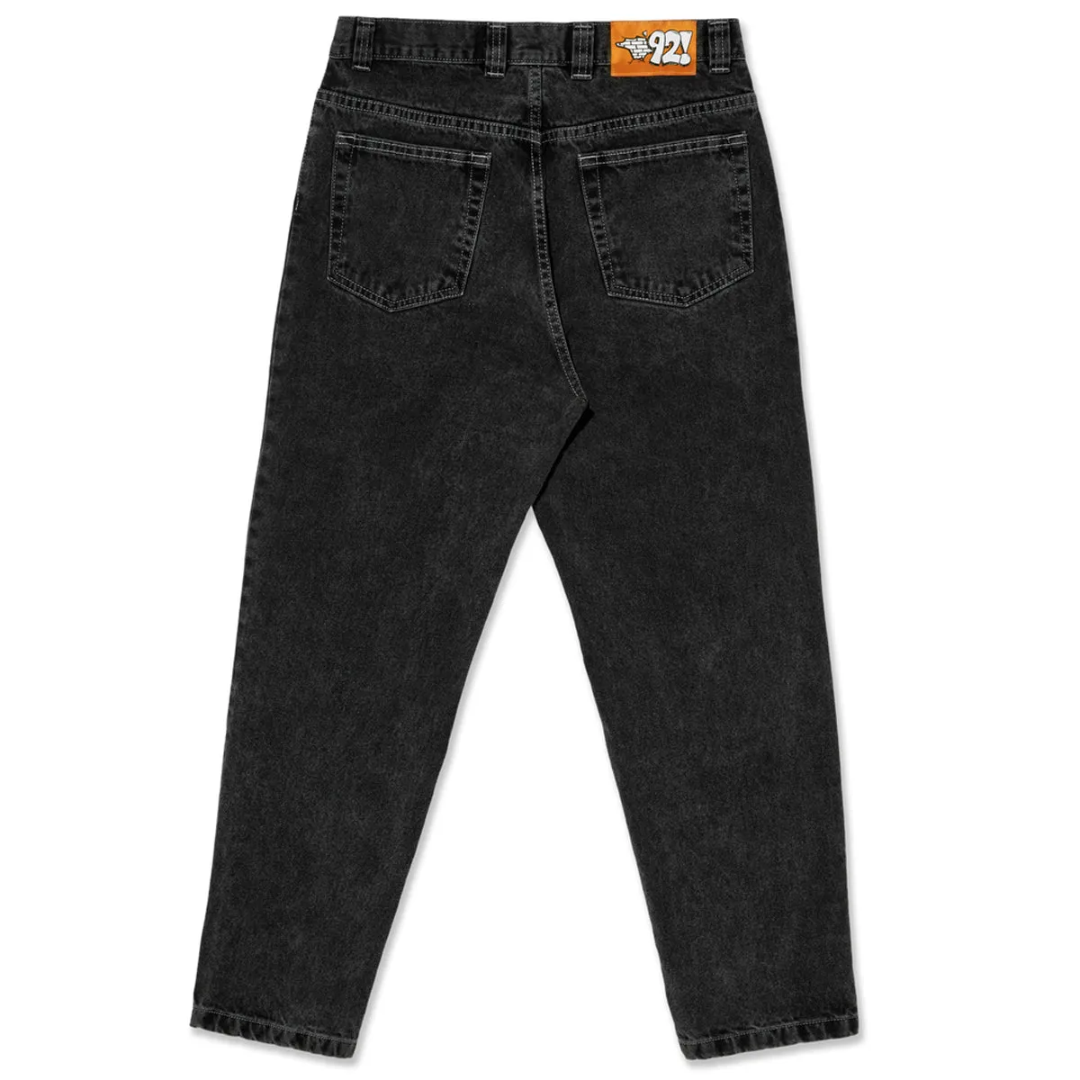 Polar 92! Denim Jeans - Silver Black Comfy Texture Casual Fit