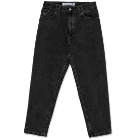Polar 92! Denim Jeans - Silver Black Windproof coating