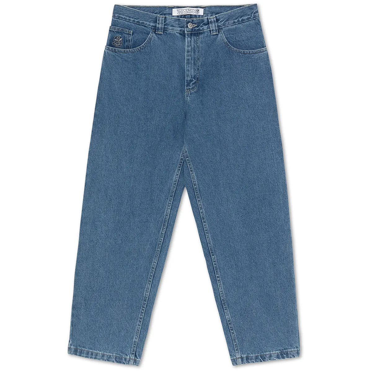Polar 93! Denim Jeans - Mid Blue Cozy Design