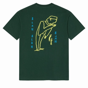 Polar Blah Blah Blah T-Shirt - Dark Green Fun Prints Formal Occasion
