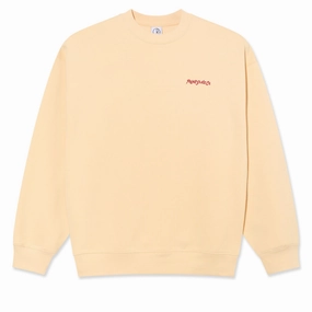 Polar Dave Crewneck Sweatshirt - Oatmeal Hidden Pocket Compartments Seamless Side Construction