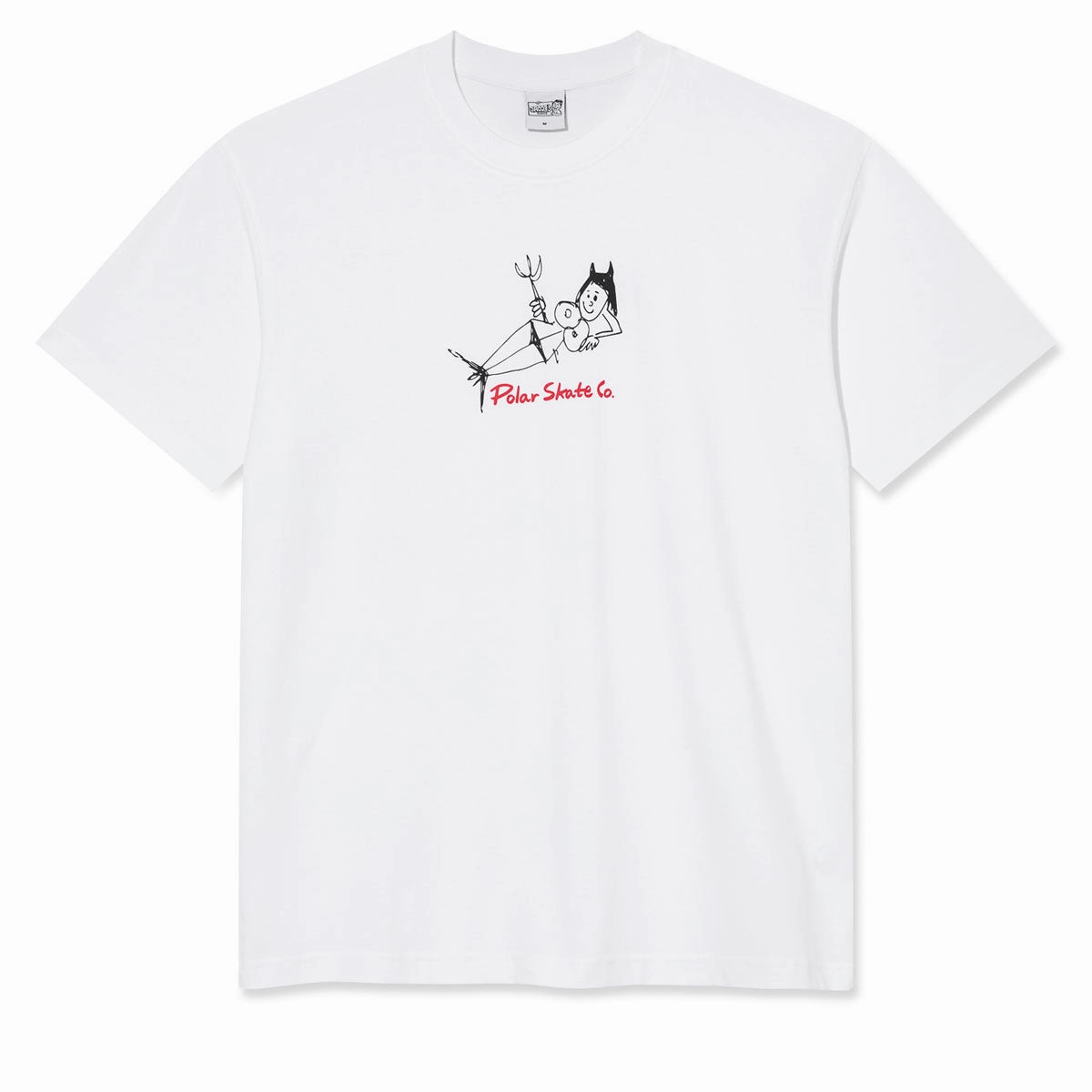 Polar Devil Woman T-Shirt - White 2025 Soft Wearable