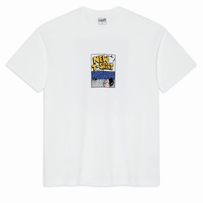 Stretchable Knit Polar New T-Shirt - White