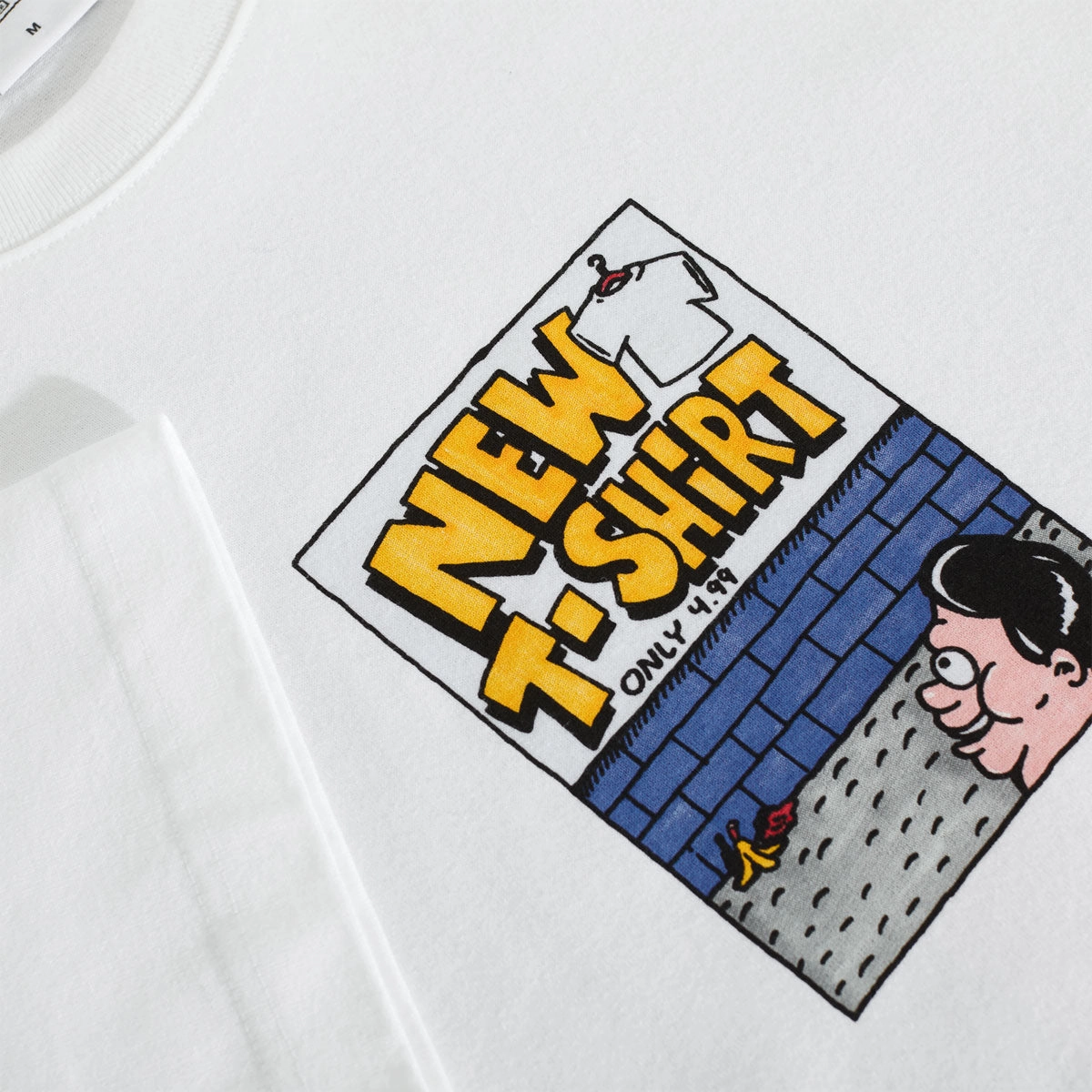 Polar New T-Shirt - White Fuzz Free Surface
