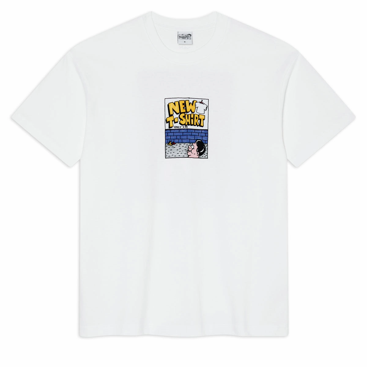 Stretchable Knit Polar New T-Shirt - White