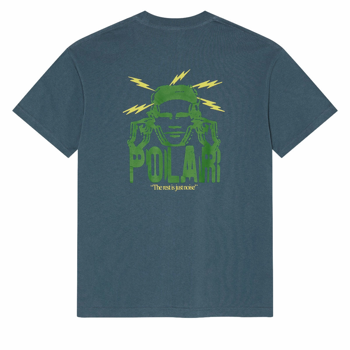 Perfect Style Polar Noise T-Shirt - Grey Blue