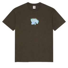 Polar Shy Bow T-Shirt - Brown Beach Outfit
