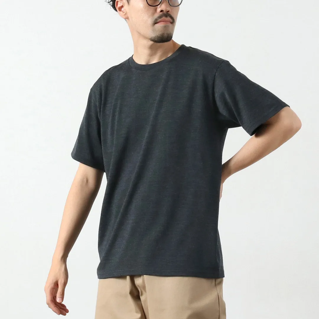 Denim combination Soft and Lightweight FILMELANGE / Wolfe New Zealand Merino Wool Jersey T-Shirt
