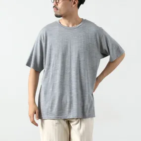 FILMELANGE / Wolfe New Zealand Merino Wool Jersey T-Shirt Durable Style Soft and Light