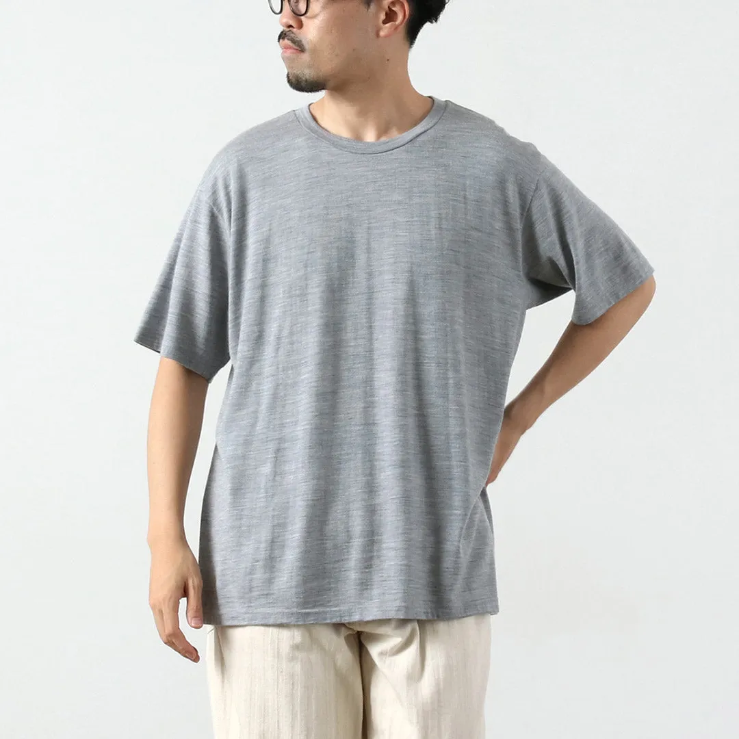 FILMELANGE / Wolfe New Zealand Merino Wool Jersey T-Shirt perfect for all-day wear