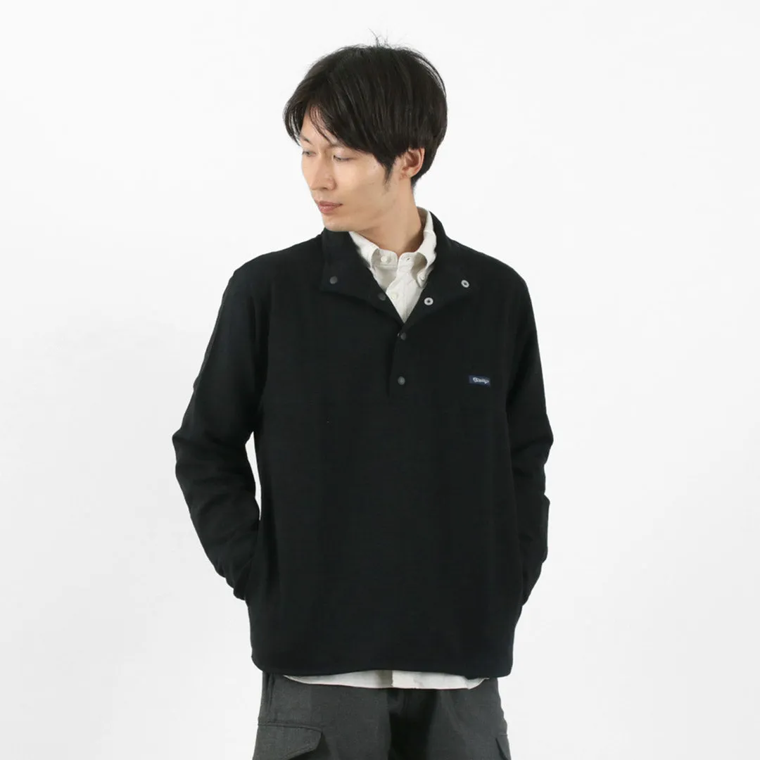 TIEASY / HDCS Snap Pullover Casual Layer Light and Soft
