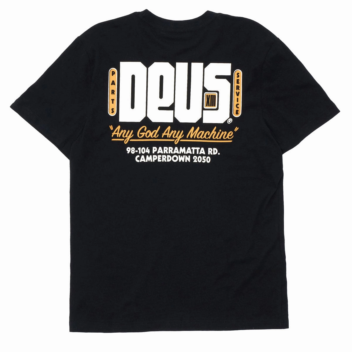 Deus Ex Machina Outage T-Shirt - Black Casual Comfort Durable Knit Structure