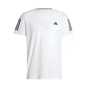 Holiday Casual Functional Style Adidas Men's Own The Run T-Shirt in White AW25