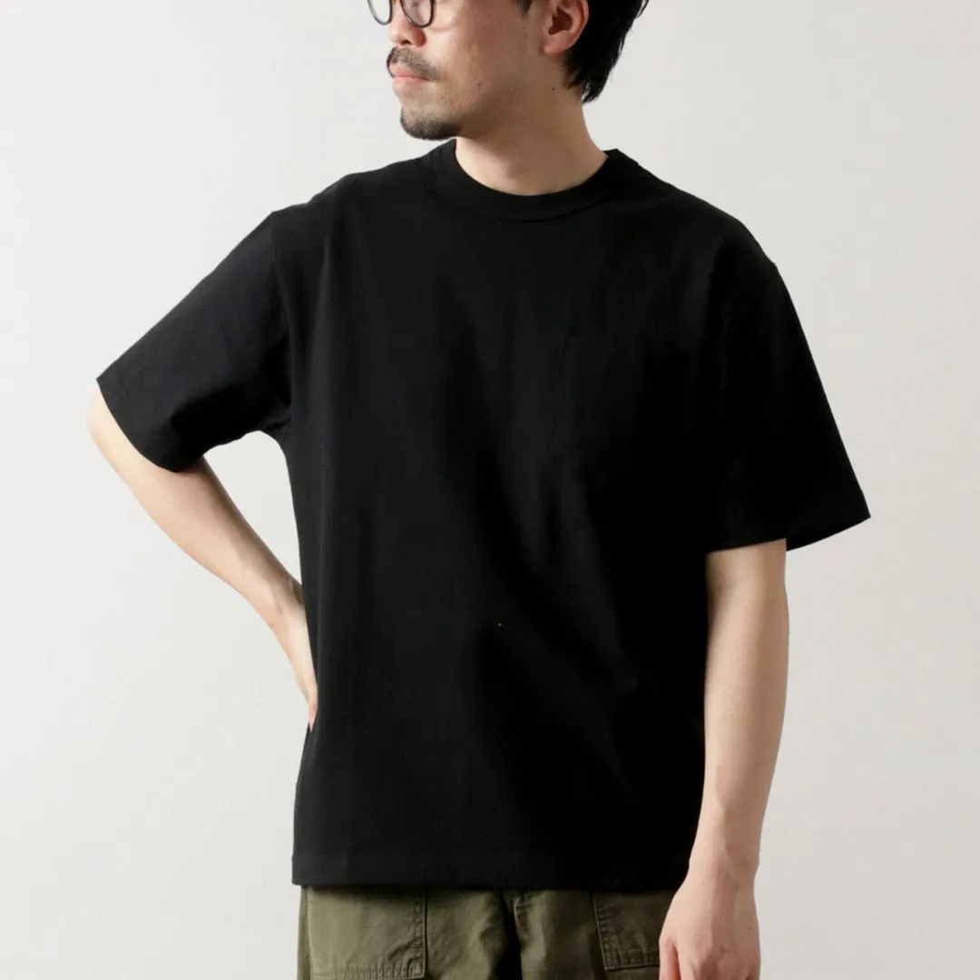 HEALTHKNIT / Max Weight 9oz Crew Neck Short Sleeve Pocket T-Shirt LayeredSleeveConstruction StretchComfortWeave