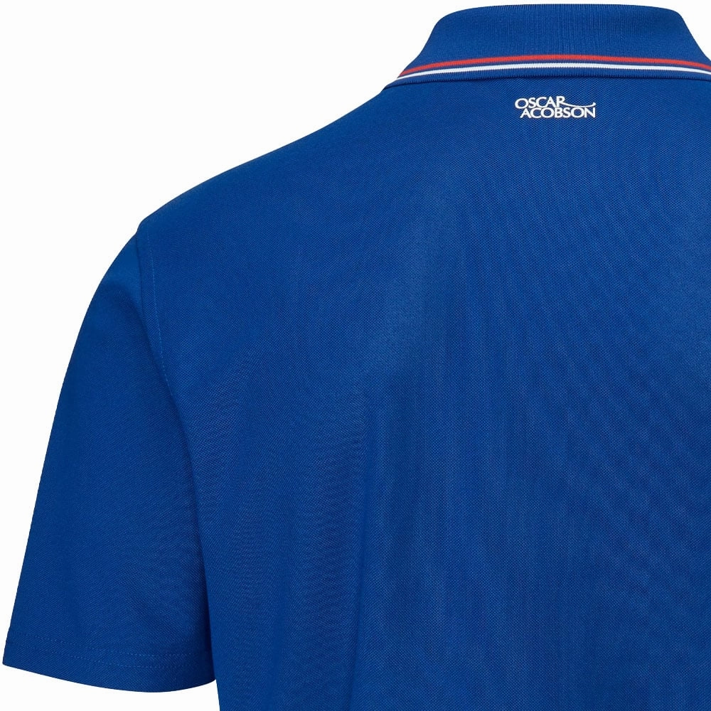 Oscar Jacobson Stanley Polo Shirt - True Blue weekday wear