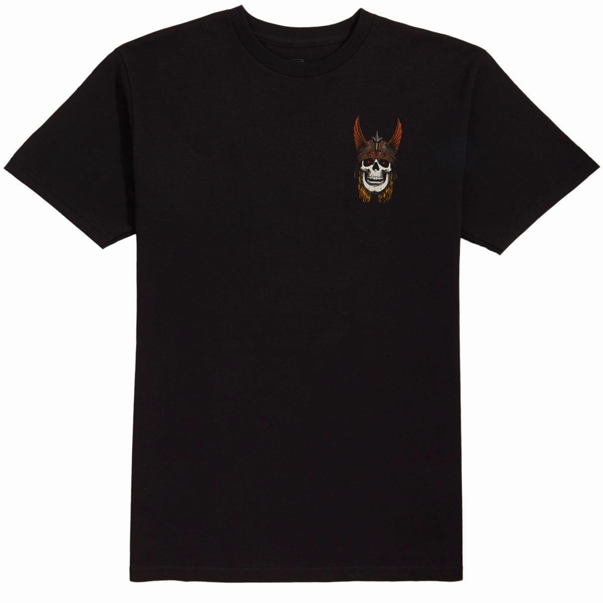 Bold Look Top Rated Powell-Peralta Andy Anderson Skull T-Shirt - Black