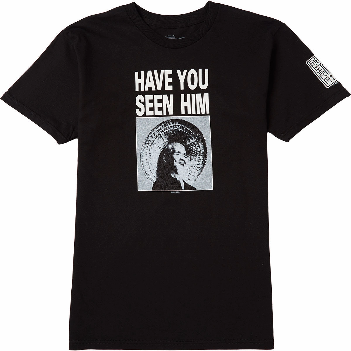 Light Trend Simple Look Powell-Peralta Animal Chin Have You Seen Him T-Shirt - Black