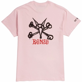 Powell-Peralta Rat Bones T-Shirt - Light Pink Breathable knit