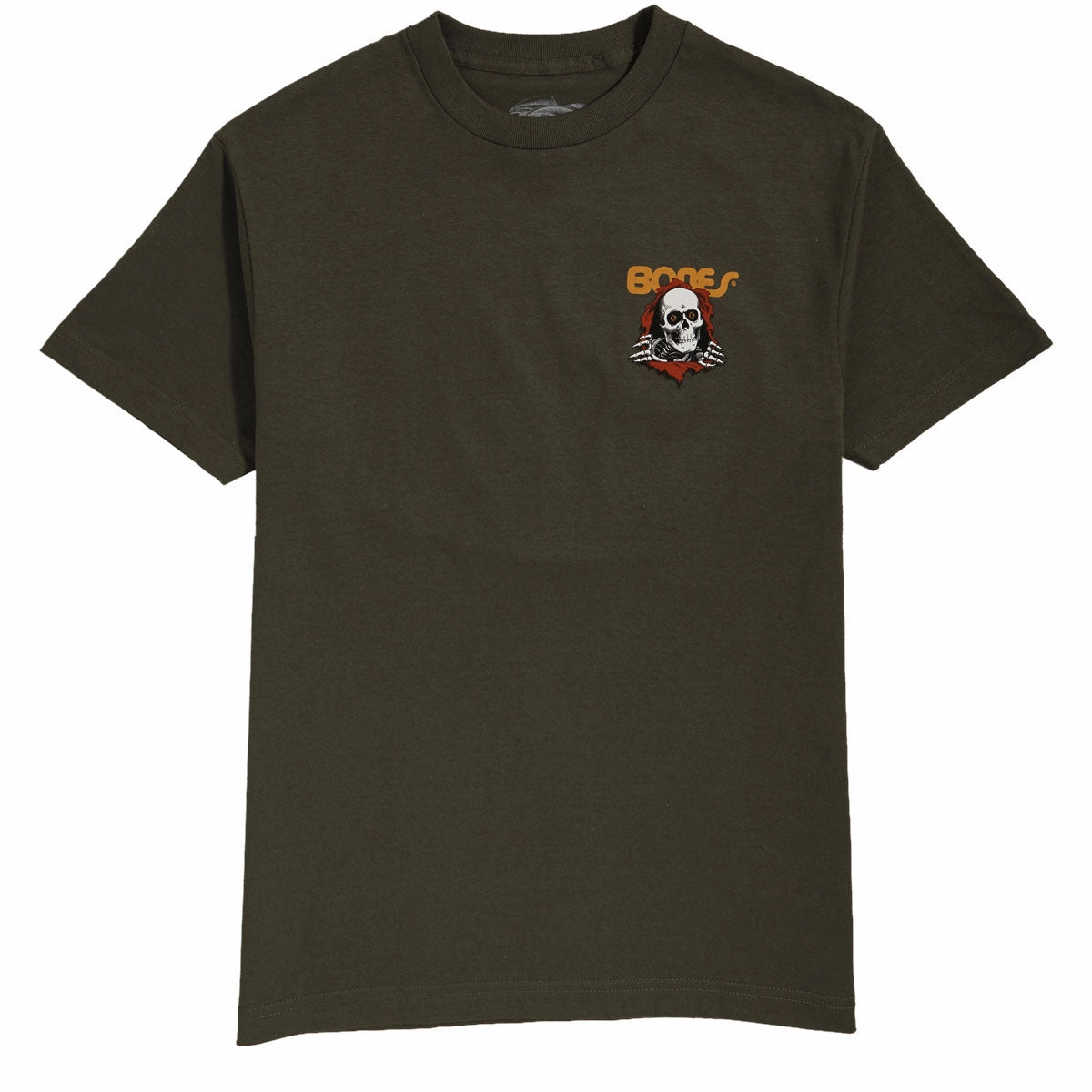 Powell-Peralta Ripper T-Shirt - Military Green II Breathable mesh lining casual outing